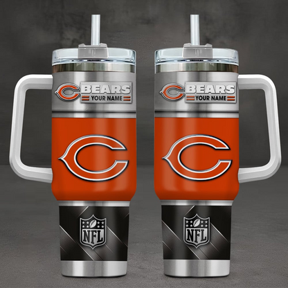 CHI x NFL Stainless Steel Tumbler With Handle DDT HLPHUONG