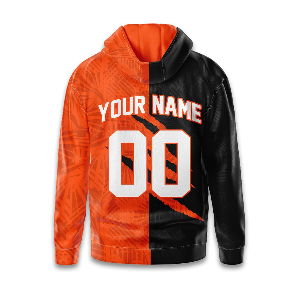 CIN Premium NFL Split Color Hoodie DDT HLPHUONG