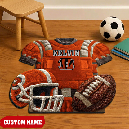 CIN X New NFL Cashmere Rug For Home Custom Gift Any Name NAK NHT