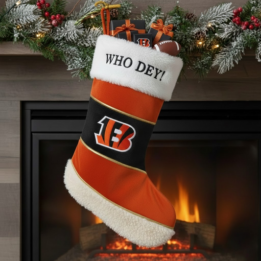 CIN X NFL CHRISTMAS SOCKS NAK NHT