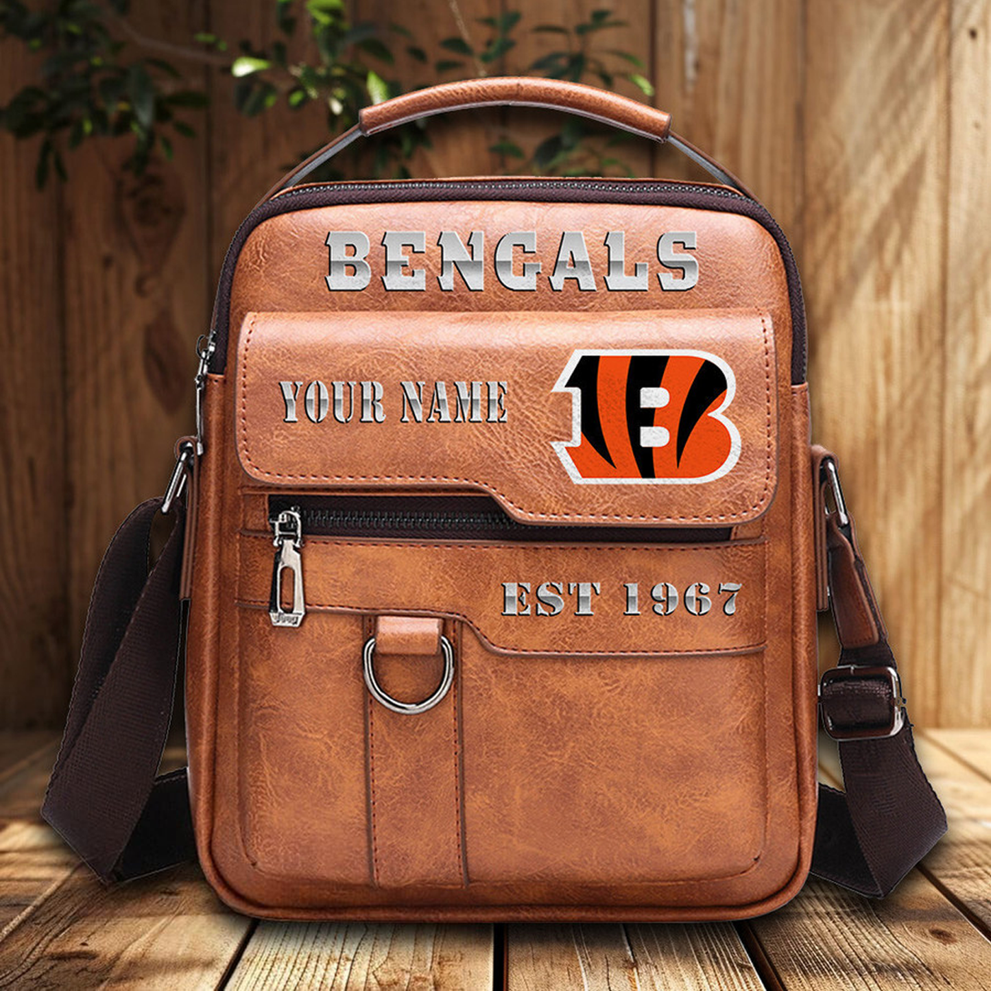 CIN x NFL Leather Handbag DatND ThuongNH