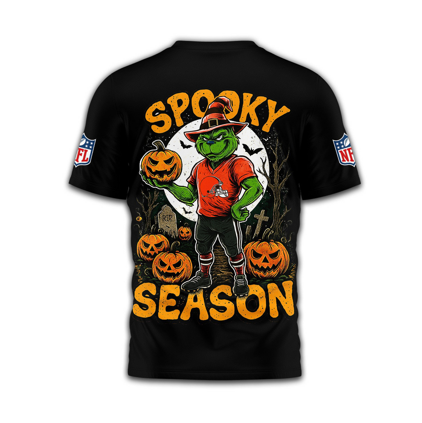 CLE Premium NFL Spooky Season 3D Shirt DDT CTND