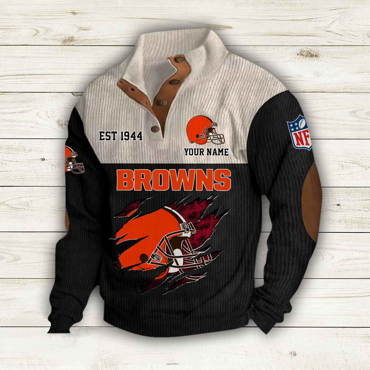 CLE x NFL Custom Name Sport Sweatshirt DatND DVT