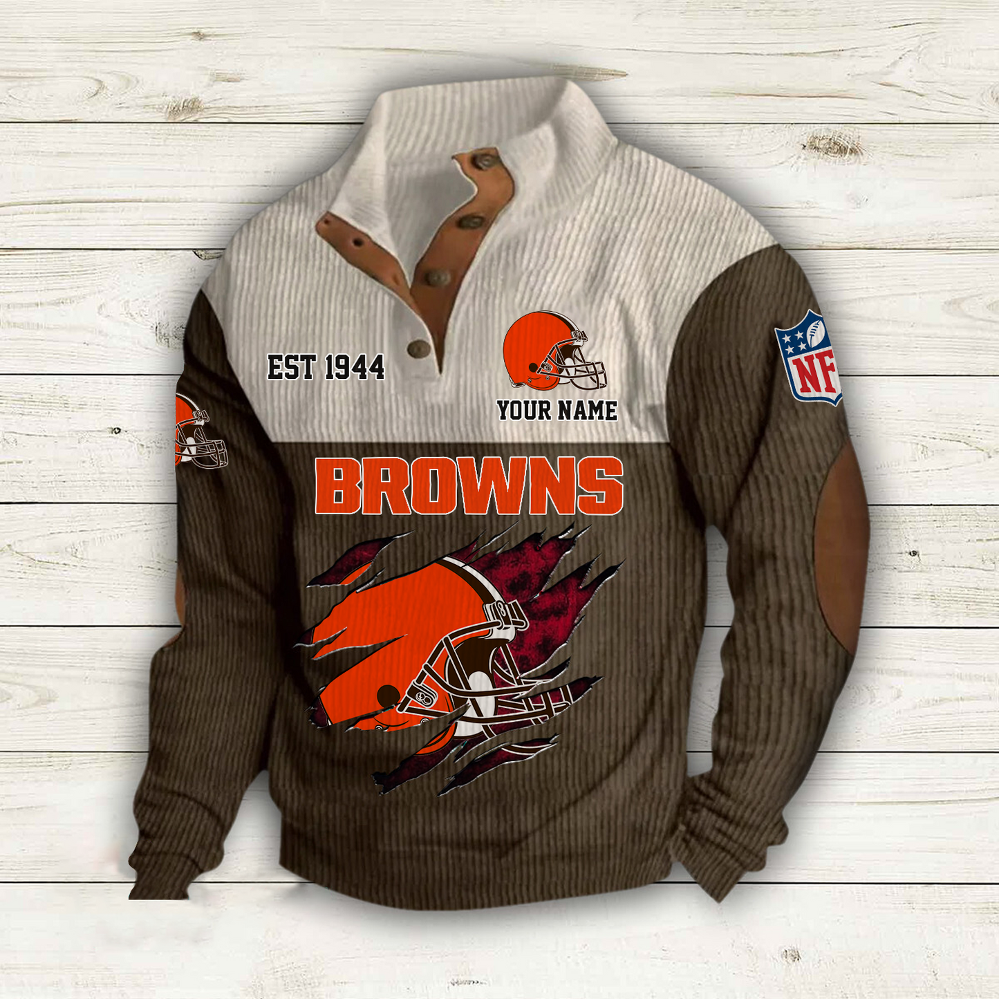 CLE x NFL Custom Name Sport Sweatshirt DatND DVT
