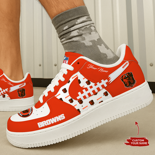 CLE x NFL Personalized AF1 Shoes DatND DVT