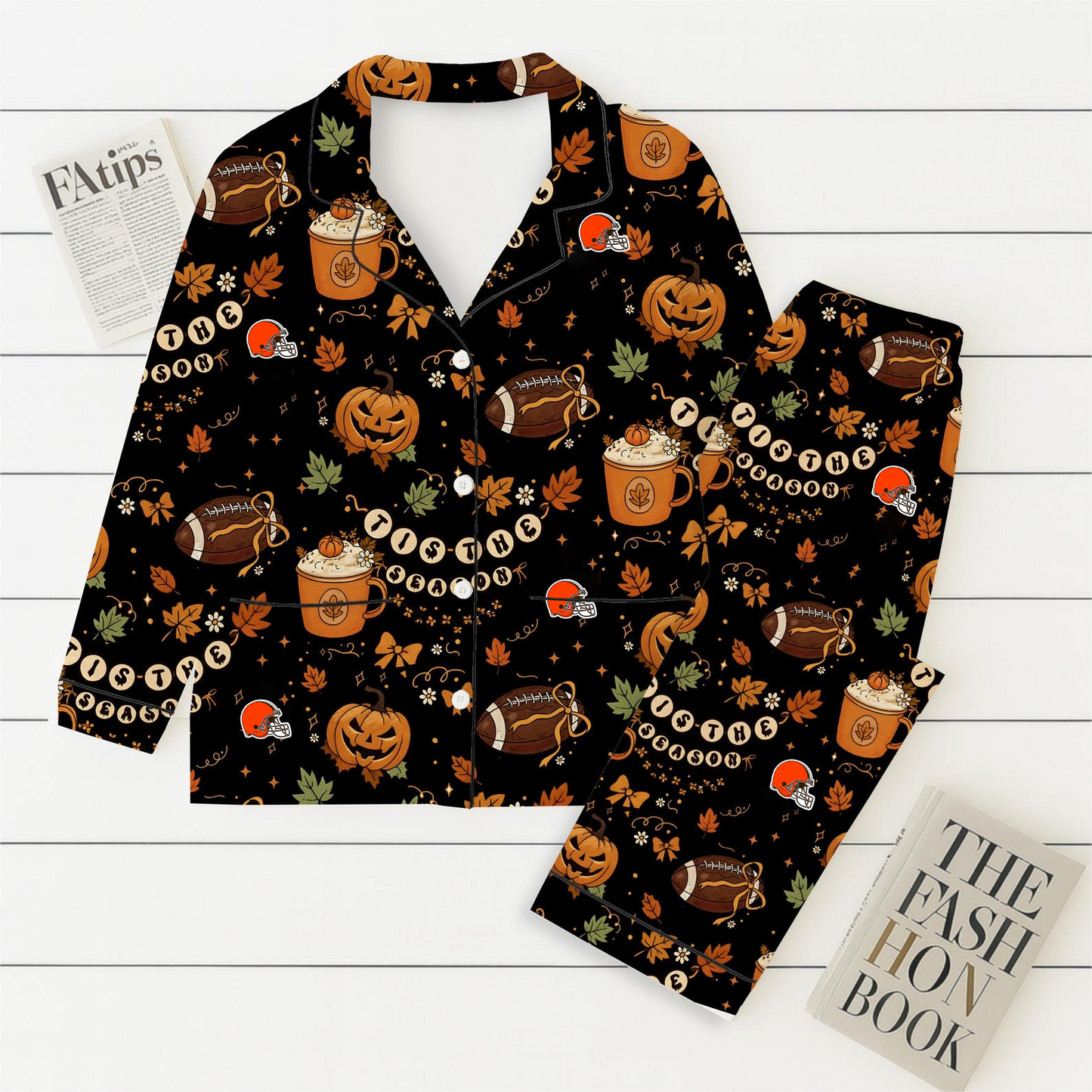 CLE x NFL Tis The Season Pajama Set DDT HLP
