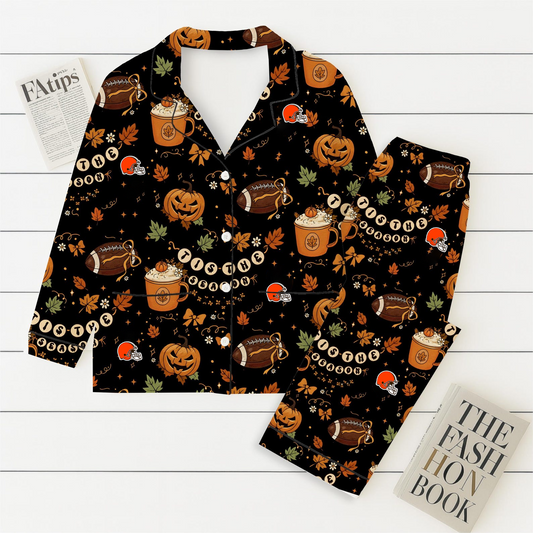 CLE x NFL Tis The Season Pajama Set DDT HLP