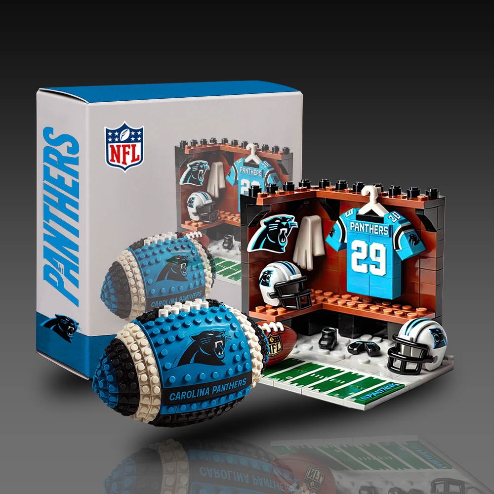 CP x NFL Team Ball & Changing Room Building Block Football Set DDT CTND