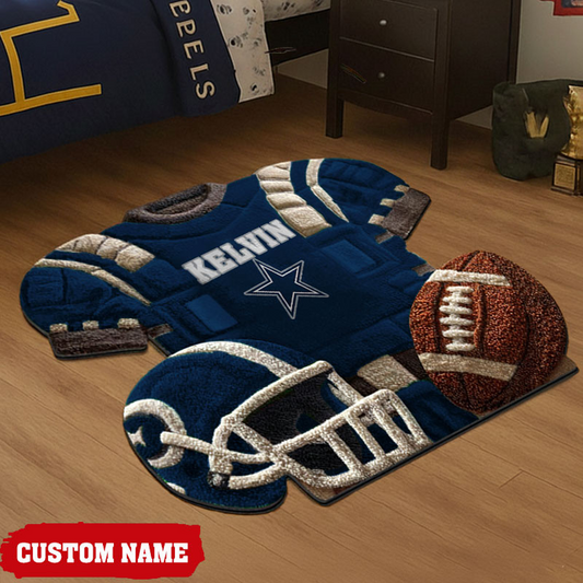 DAL X New NFL Cashmere Rug For Home Custom Gift Any Name NAK NHT