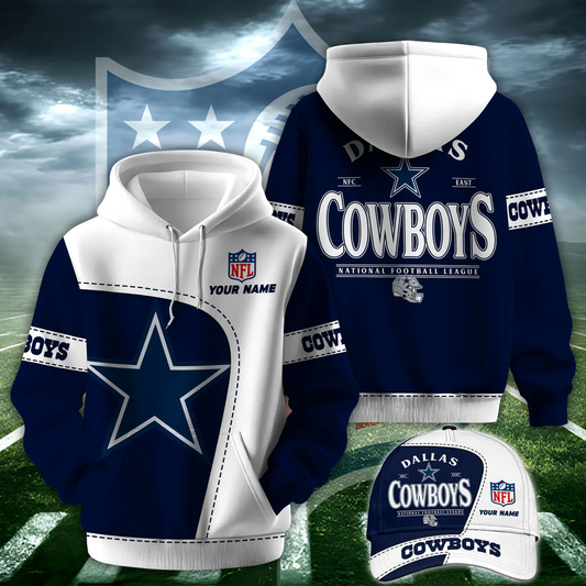 DAL X NFL Classic Logo Limited Edition Hoodie And Cap NAK NHT