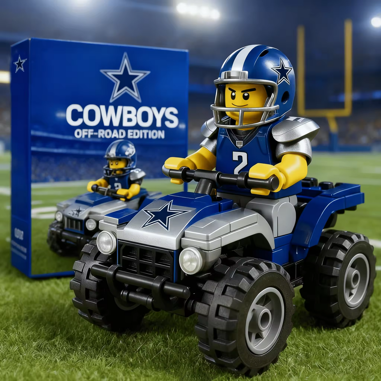 DAL X NFL Team Off-Road Vehicle Building Block Set V1 NAK NHT