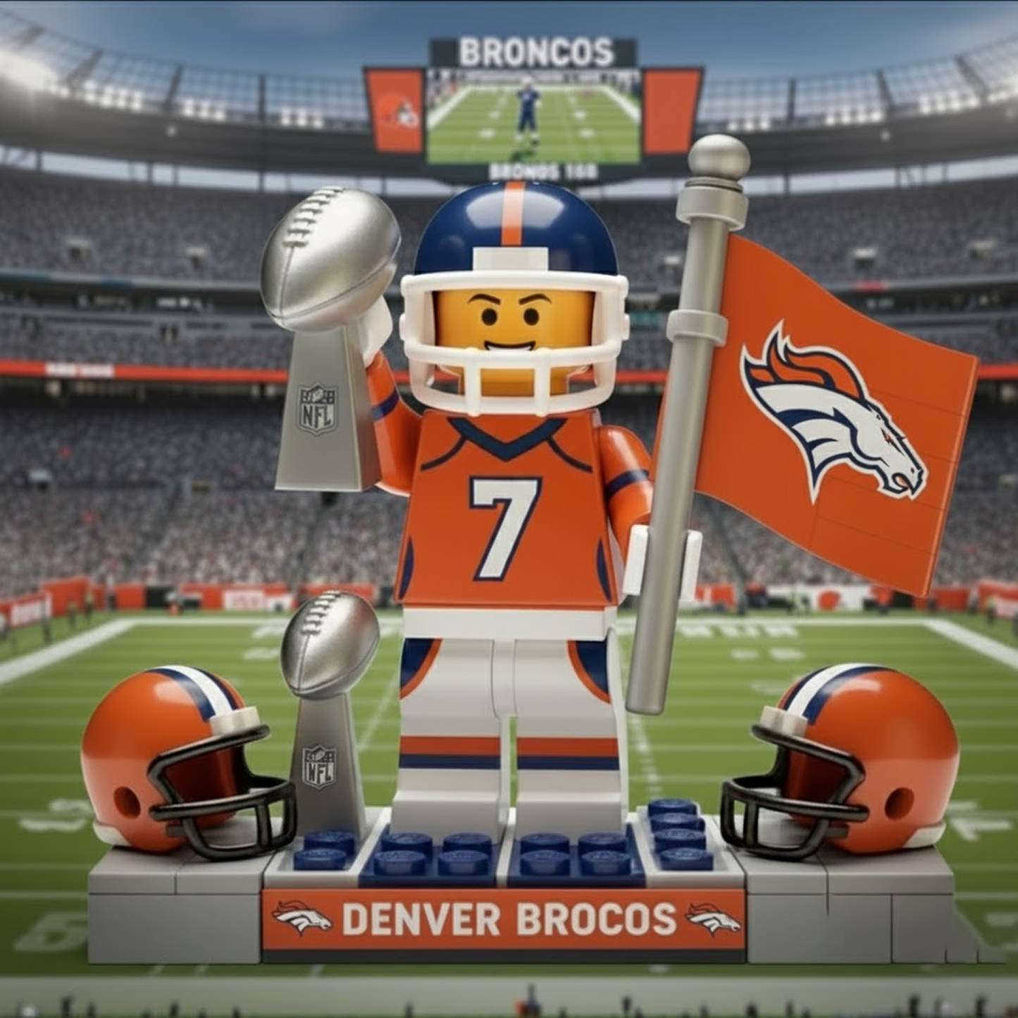DB  x NFL Team Building Blocks Set V1 NAK NHT