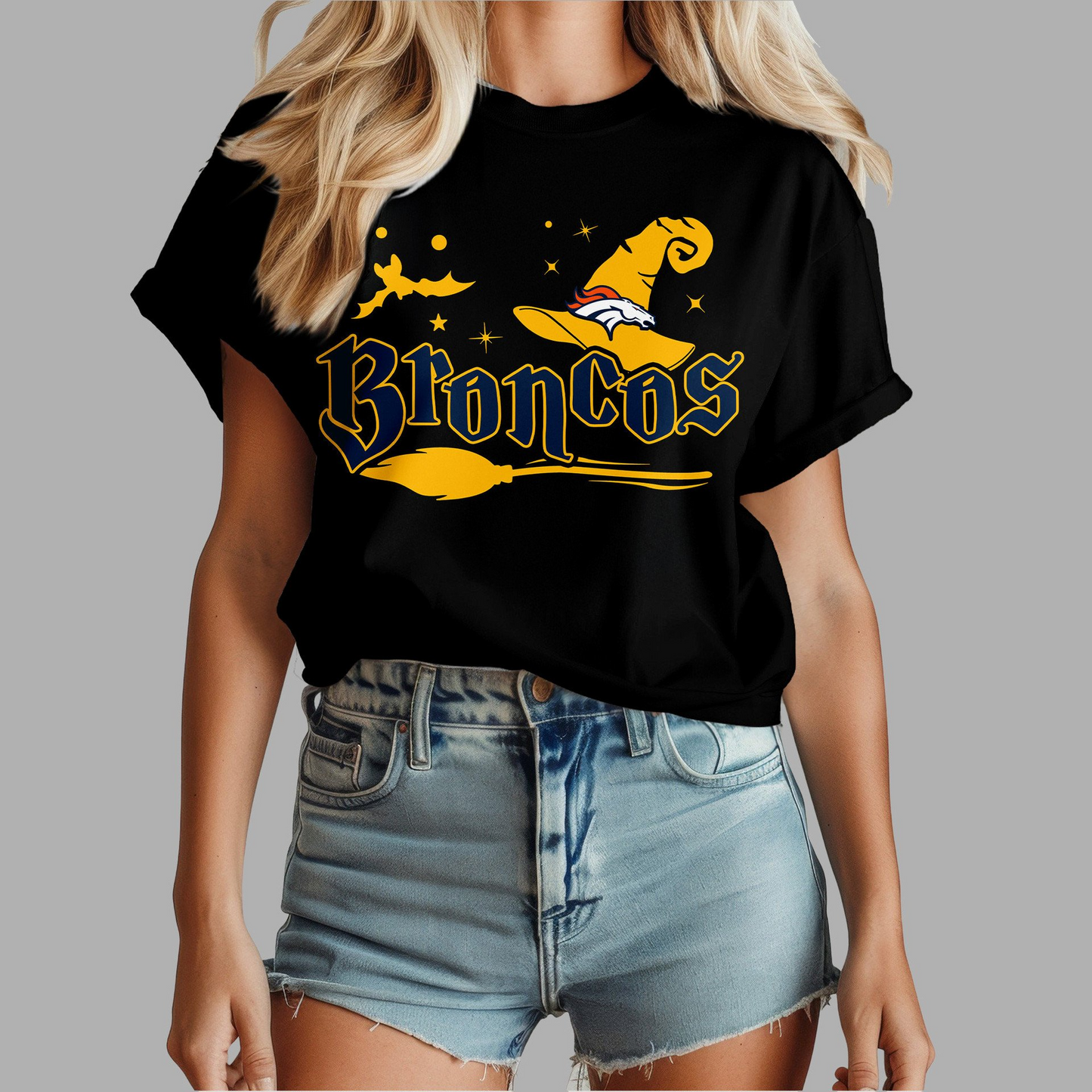 DB Premium NFL Halloween Witch Women Shirt DDT CTND