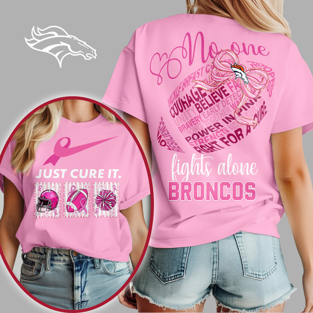 DB x Premium NFL Breast Cancer Awareness T-Shirt DDT HLP