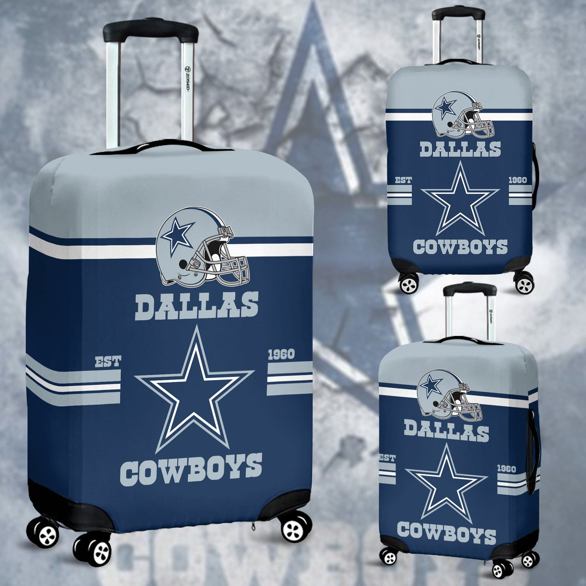 DC NFL Luggage Cover Suitcase Protector DDT NTL