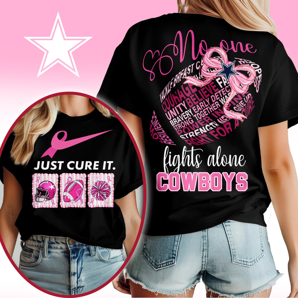 DC x Premium NFL Breast Cancer Awareness T-Shirt DDT HLP