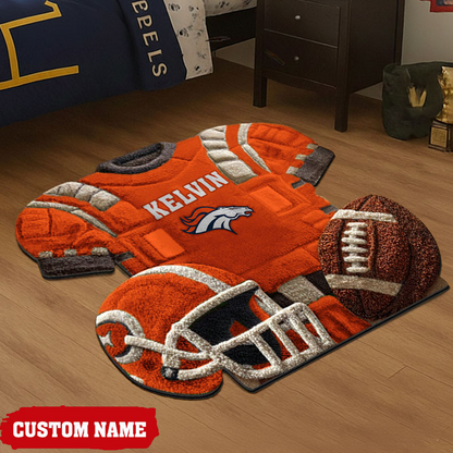 DEN X New NFL Cashmere Rug For Home Custom Gift Any Name NAK NHT