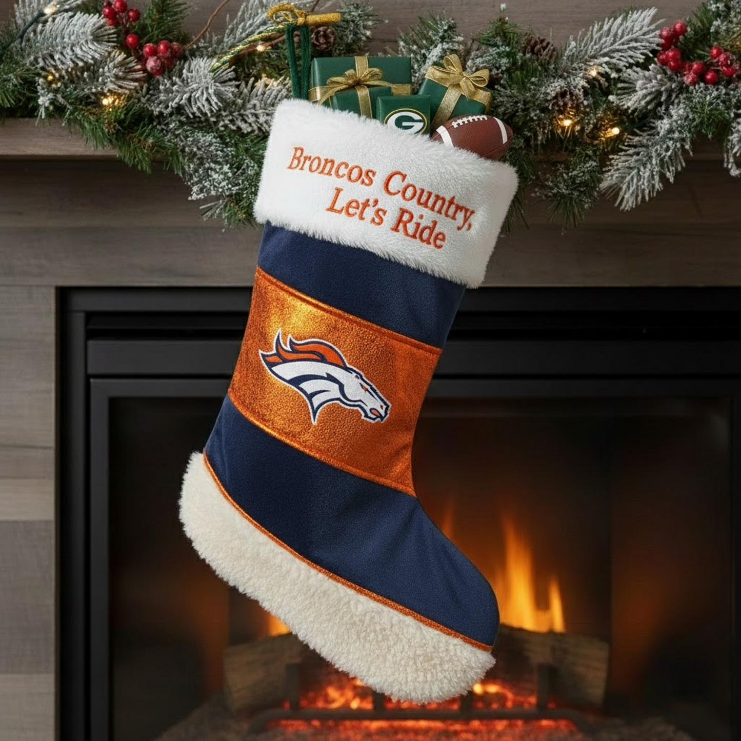 DEN X NFL CHRISTMAS SOCKS NAK NHT