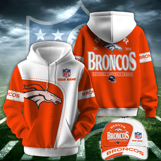 DEN X NFL Classic Logo Limited Edition Hoodie And Cap NAK NHT