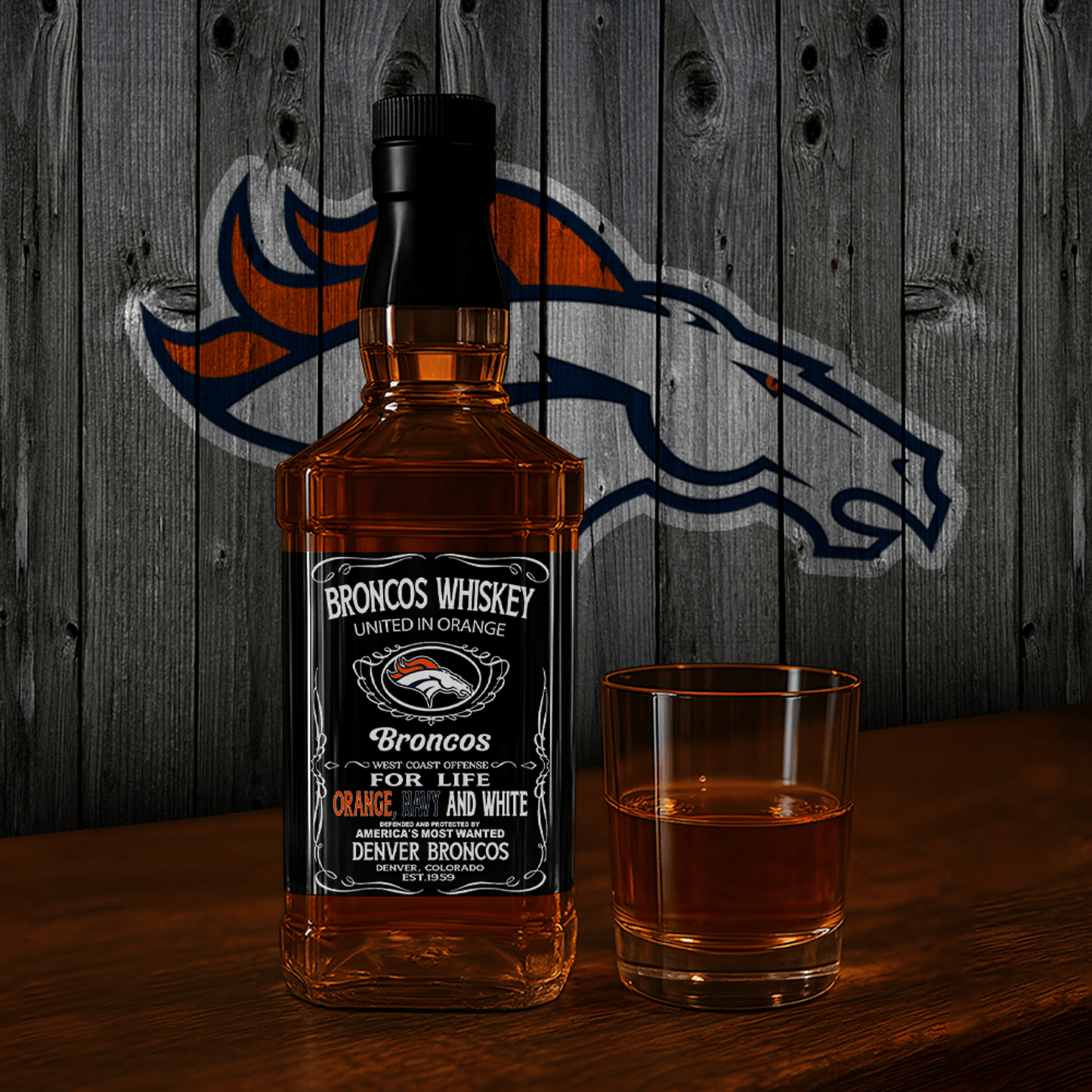 DEN x NFL Whiskey For True Fans Only DATND TANTD