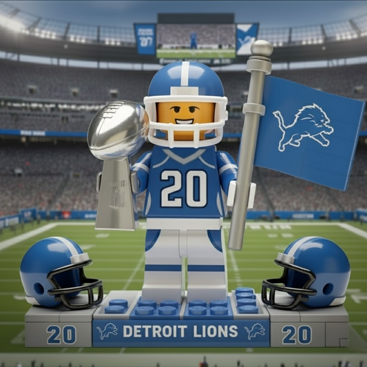 DET  x NFL Team Building Blocks Set V1 NAK NHT