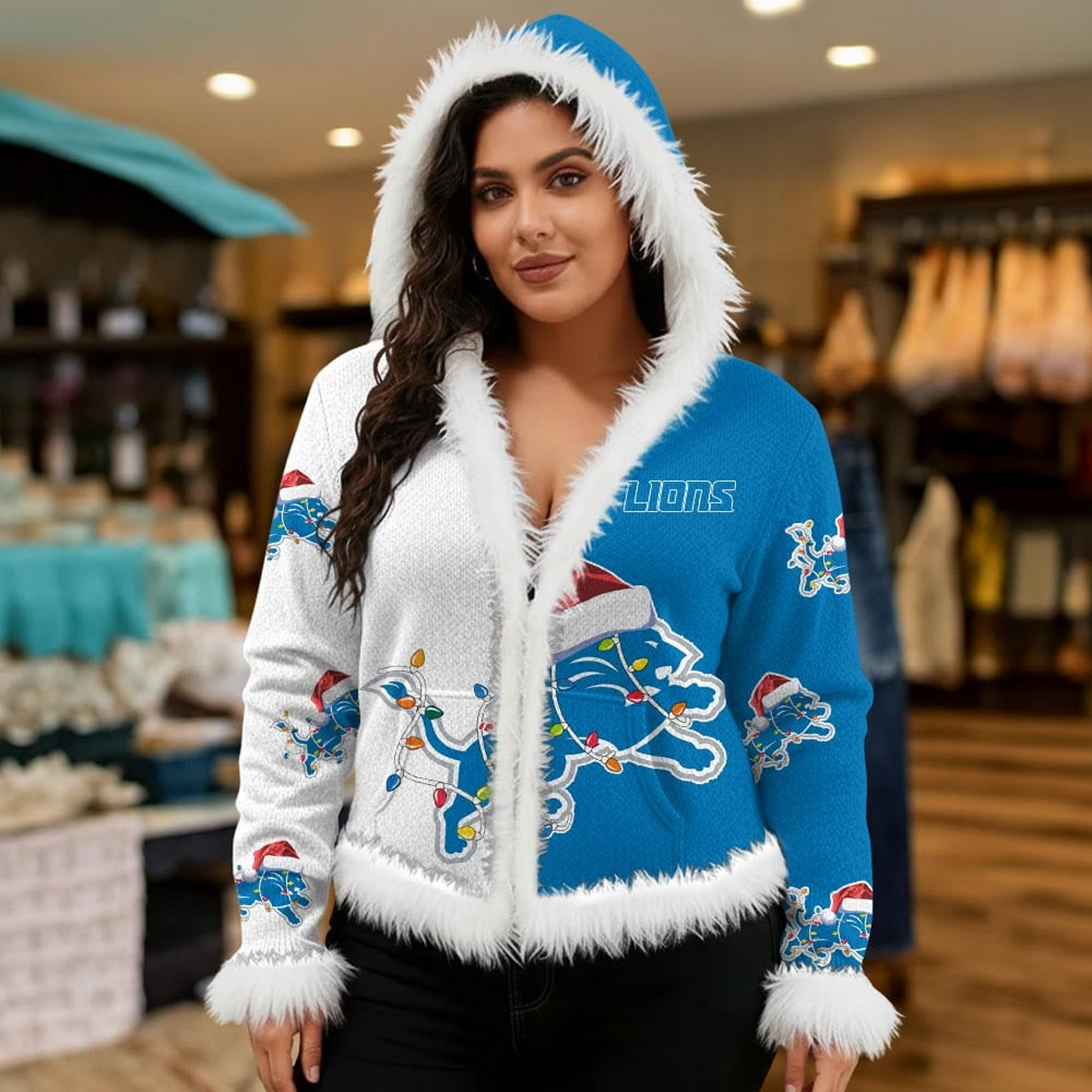 DET X NFL Graphic Dog Knit Sweater NAK NHT