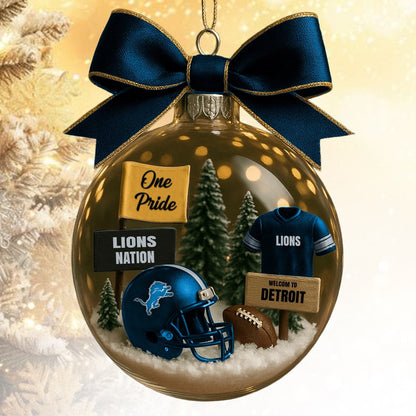 DL  NFL Acrylic Ball Ornament - Best Gift For Fans DDT CTND