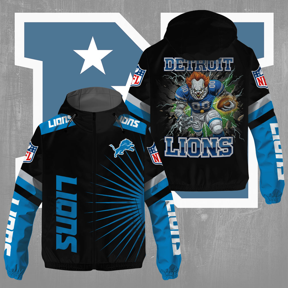 DL x NFL Pennywise 3D Windbreaker Jacket DDT CTND