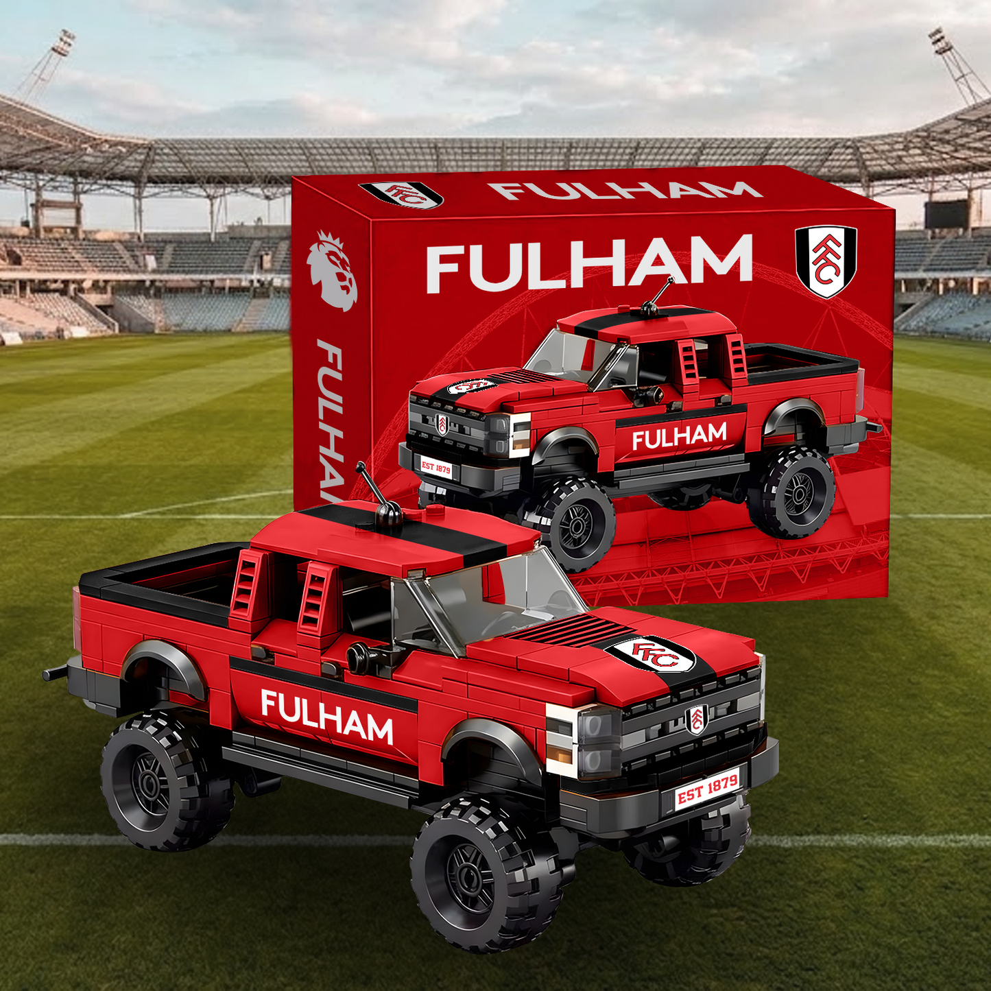 FUL X EPL Raptor pickup truck building block set NAK NHT