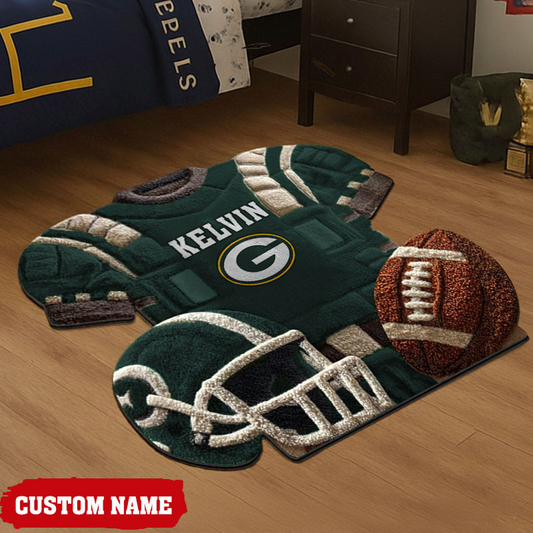 GB X New NFL Cashmere Rug For Home Custom Gift Any Name NAK NHT