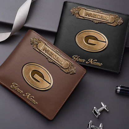 GB x NFL Premium Leather Wallet DatND DVT