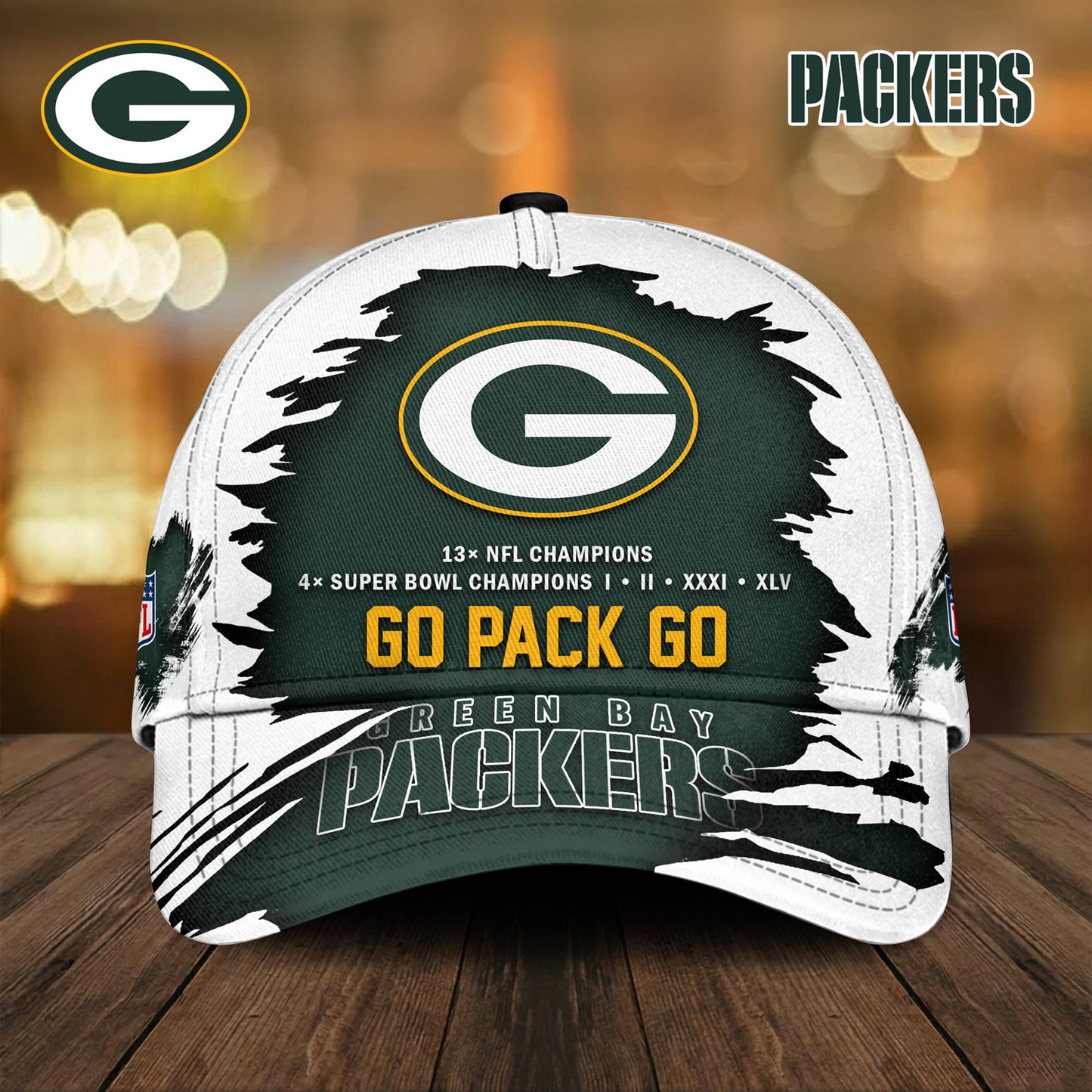 GB X NFL Premium NFL Victory Legacy Classic Cap TD NAK NHT