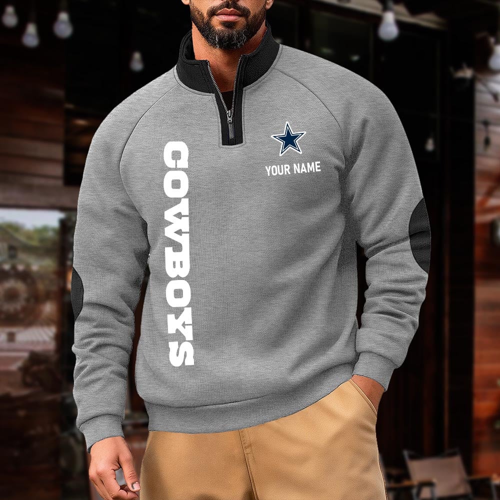 DC NFL Pulse Gear Zipper Henley Sweatshirt DDT CTND