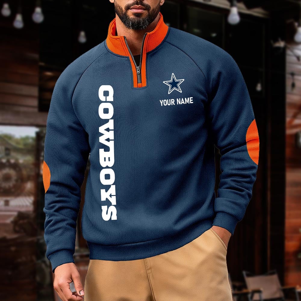 DC NFL Pulse Gear Zipper Henley Sweatshirt DDT CTND