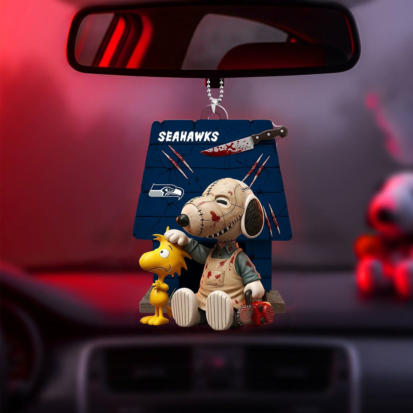 Horror Character x NFL SEA ORNAMENT CAR NDT NHM