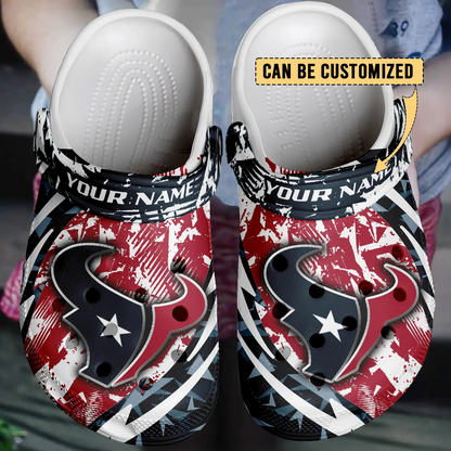 HOU x NFL Crocs Crocband Clogs Shoes DatND DVT