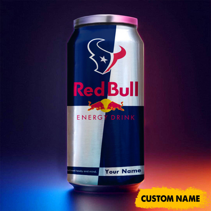 HOU x NFL Mix RedB Drink Can Tumbler Custom Any Name DATND TANTD