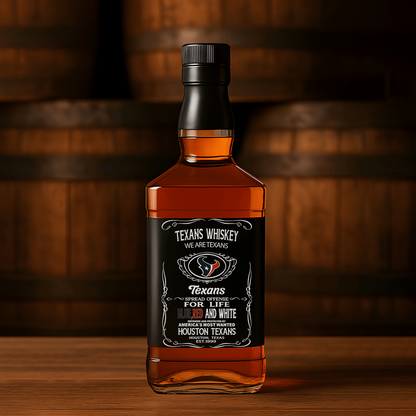 HOU x NFL Whiskey For True Fans Only DATND TANTD