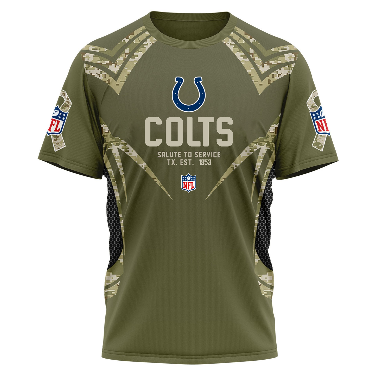 IC Premium NFL Salute to Service Camo 3D Shirt DDT CTND
