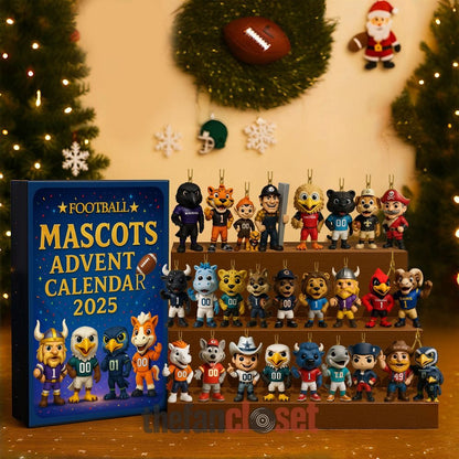 Football American Mascots Advent Calendar 2025 DDT CTND