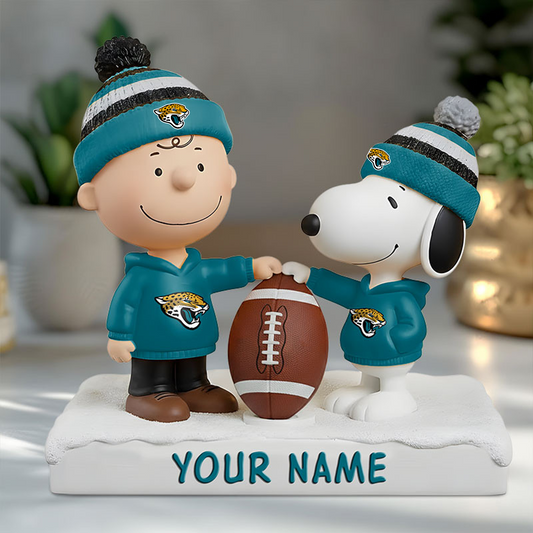 JAC X NFL And SnooPy Acrylic Block Plaque Custom Name Gifts NAK NHT