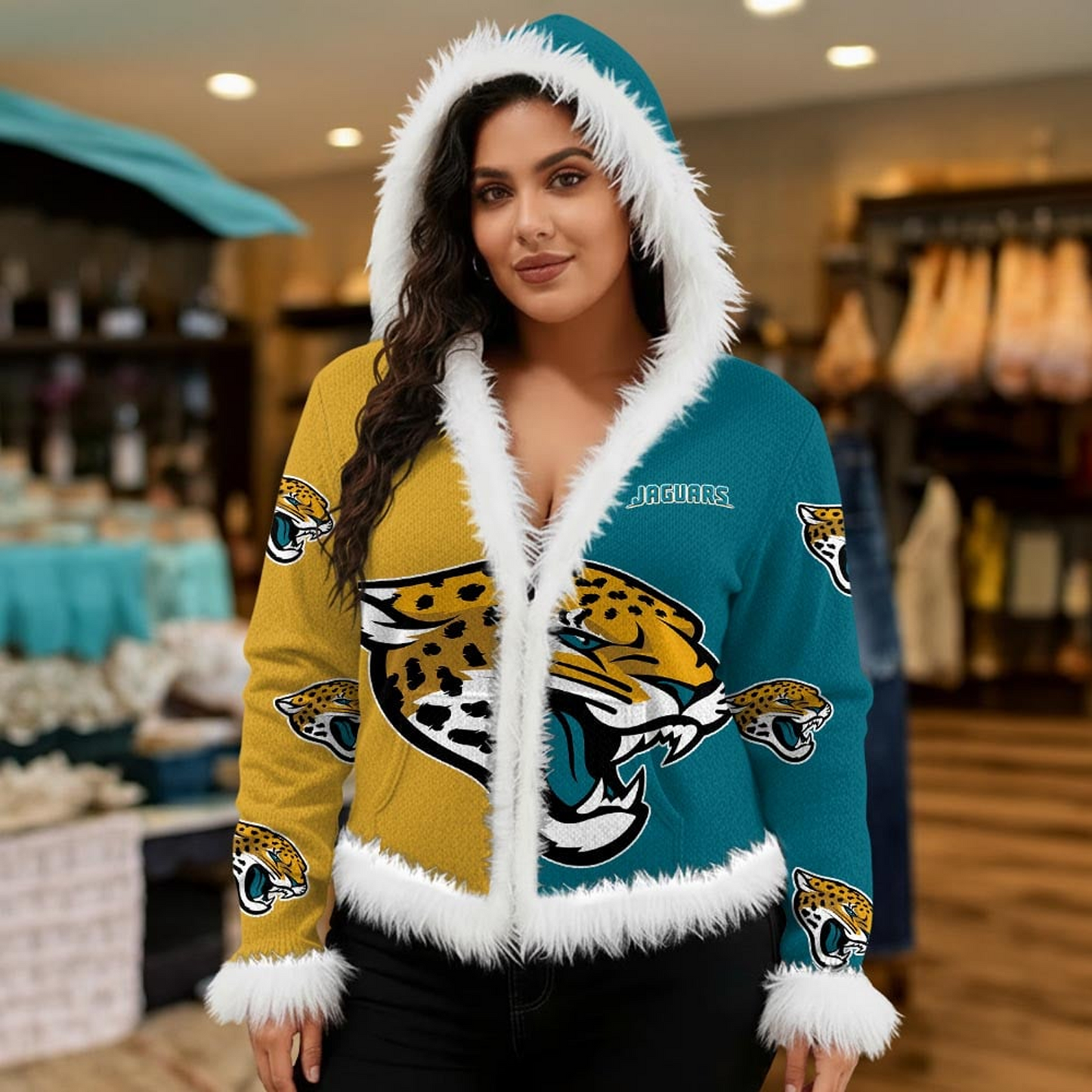 JAC X NFL Graphic Dog Knit Sweater NAK NHT