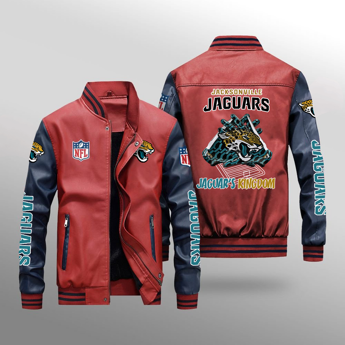 JAC x NFL Leather Bomber Jacket DATND TANTD