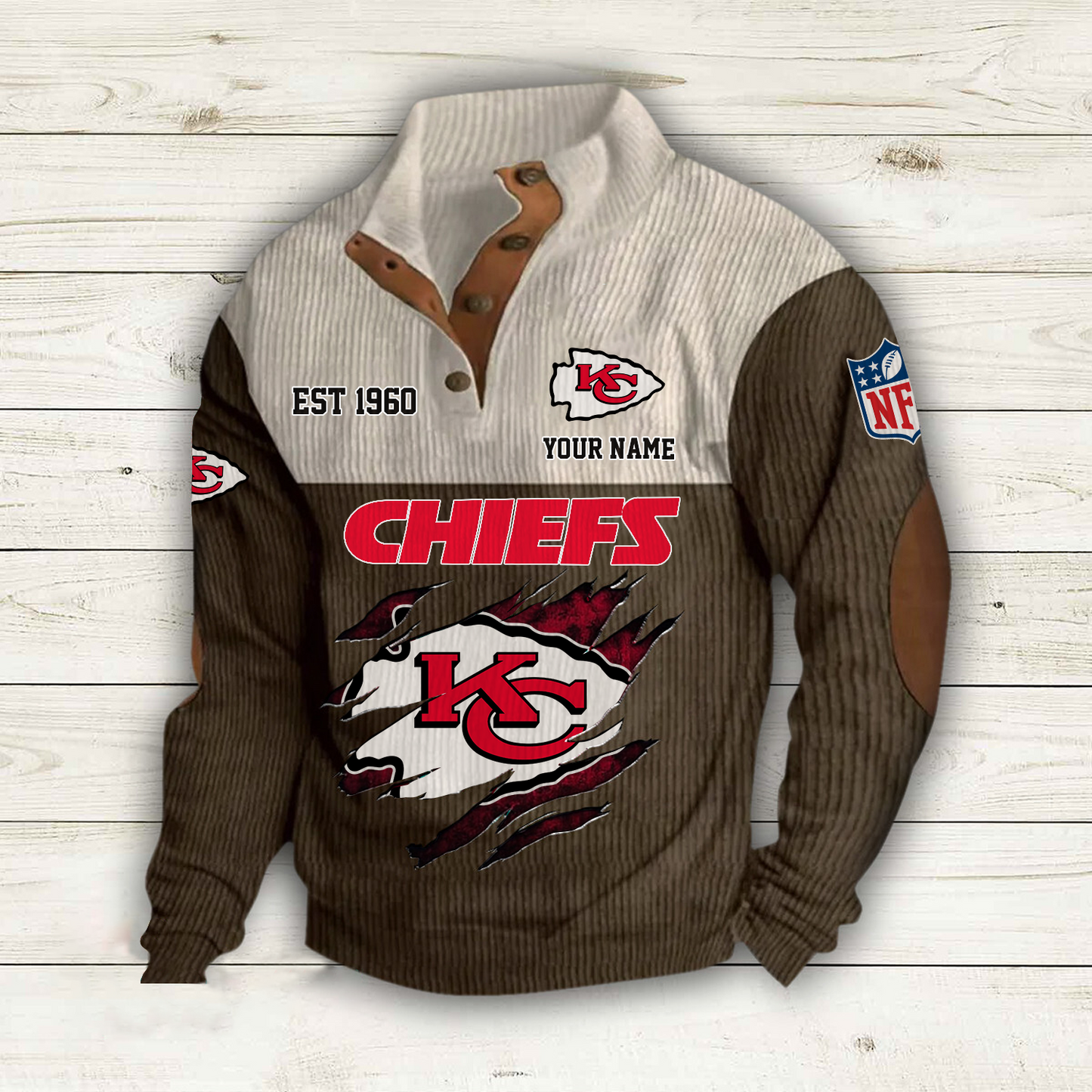 KC x NFL Custom Name Sport Sweatshirt DatND DVT