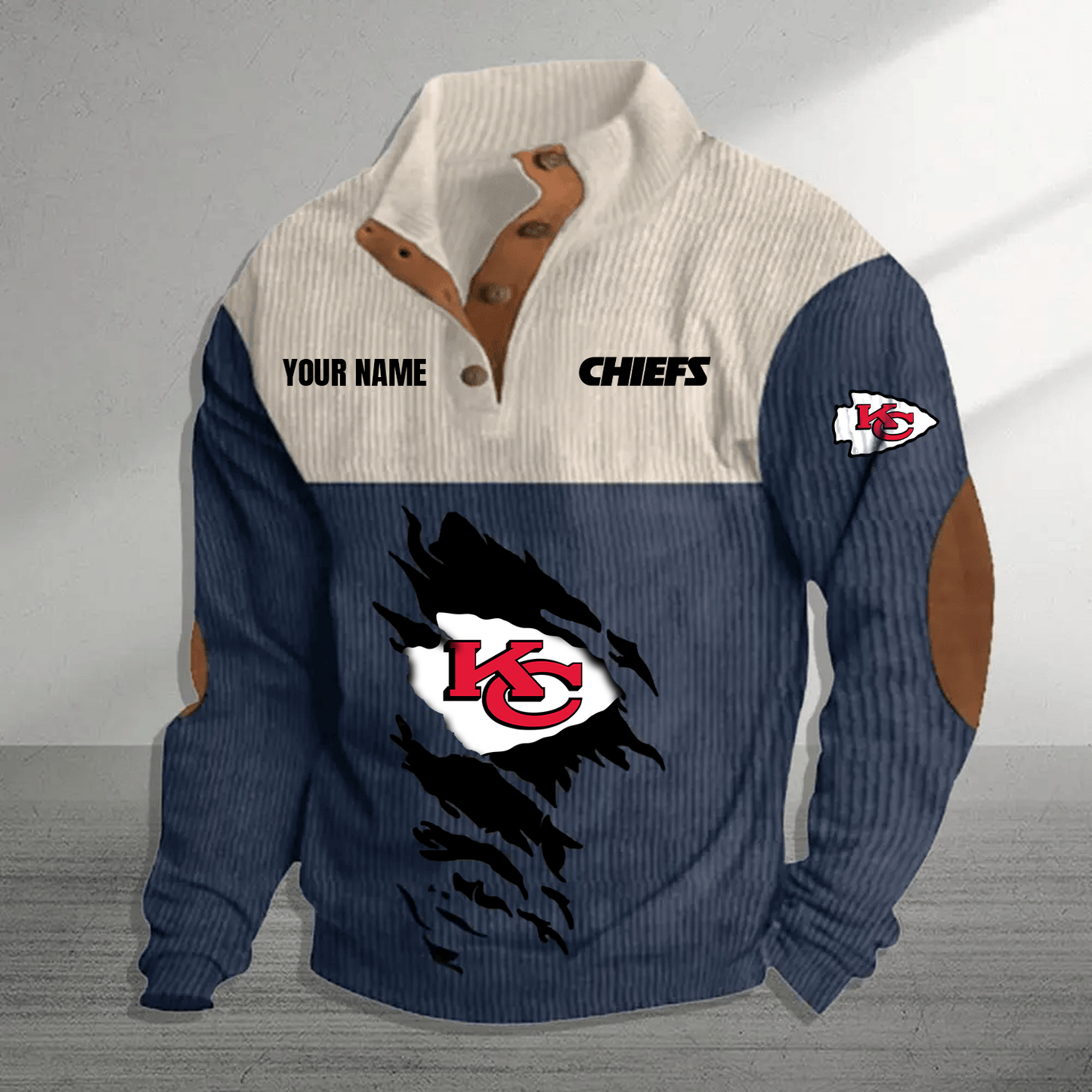 KCC x NFL Premium Personalized Game-Day Pullover DATND TANTD