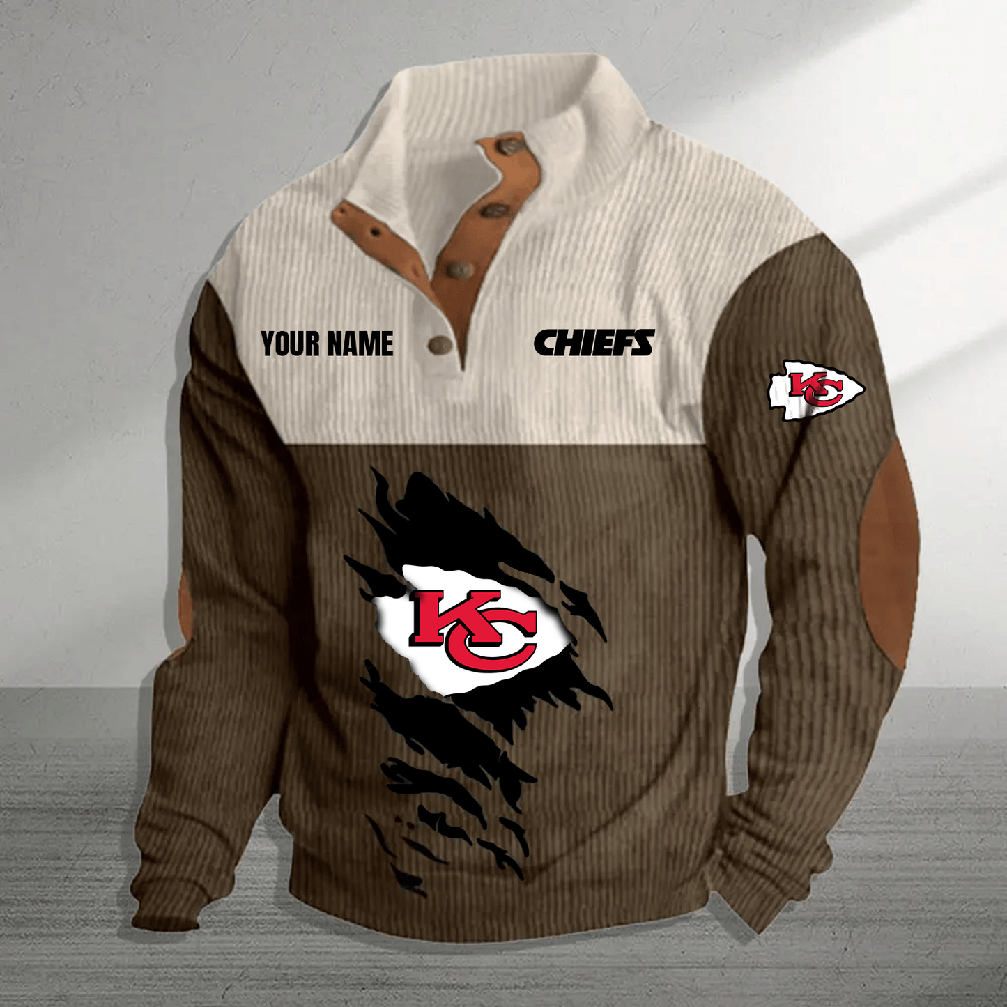 KCC x NFL Premium Personalized Game-Day Pullover DATND TANTD