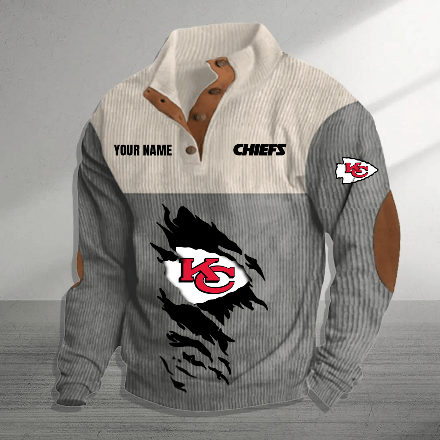 KCC x NFL Premium Personalized Game-Day Pullover DATND TANTD