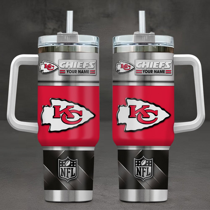 KCC x NFL Stainless Steel Tumbler With Handle DDT HLPHUONG