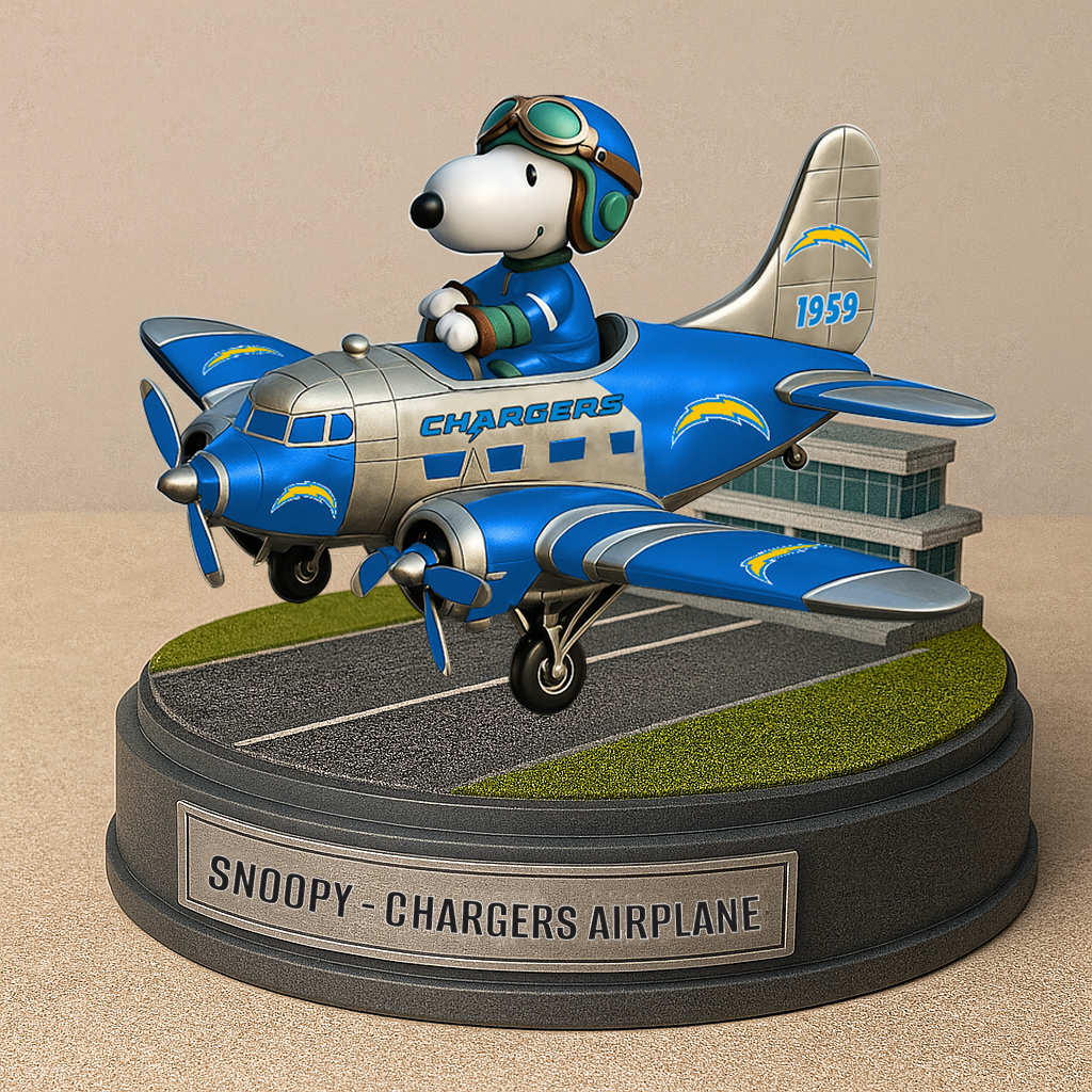 LAC NFL x SNP Airplane Premium Acrylic Plaque DDT CTND