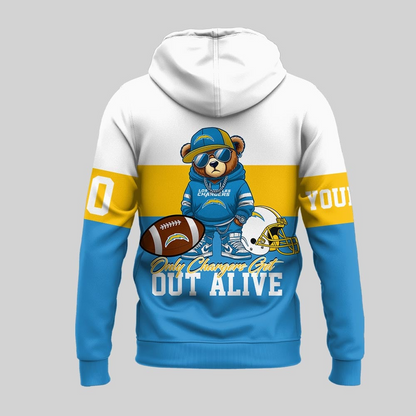 LAC Premium NFL Customizable Teddy Bear Hoodie DDT HLPHUONG